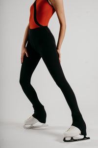 Chique Sports Phoenix On Ice Leggings in Black