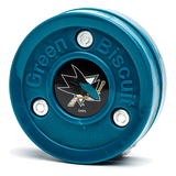 Green Biscuit NHL Team Puck