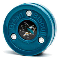 Green Biscuit NHL Team Puck