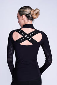 Chique Inspire Half-Zip Top