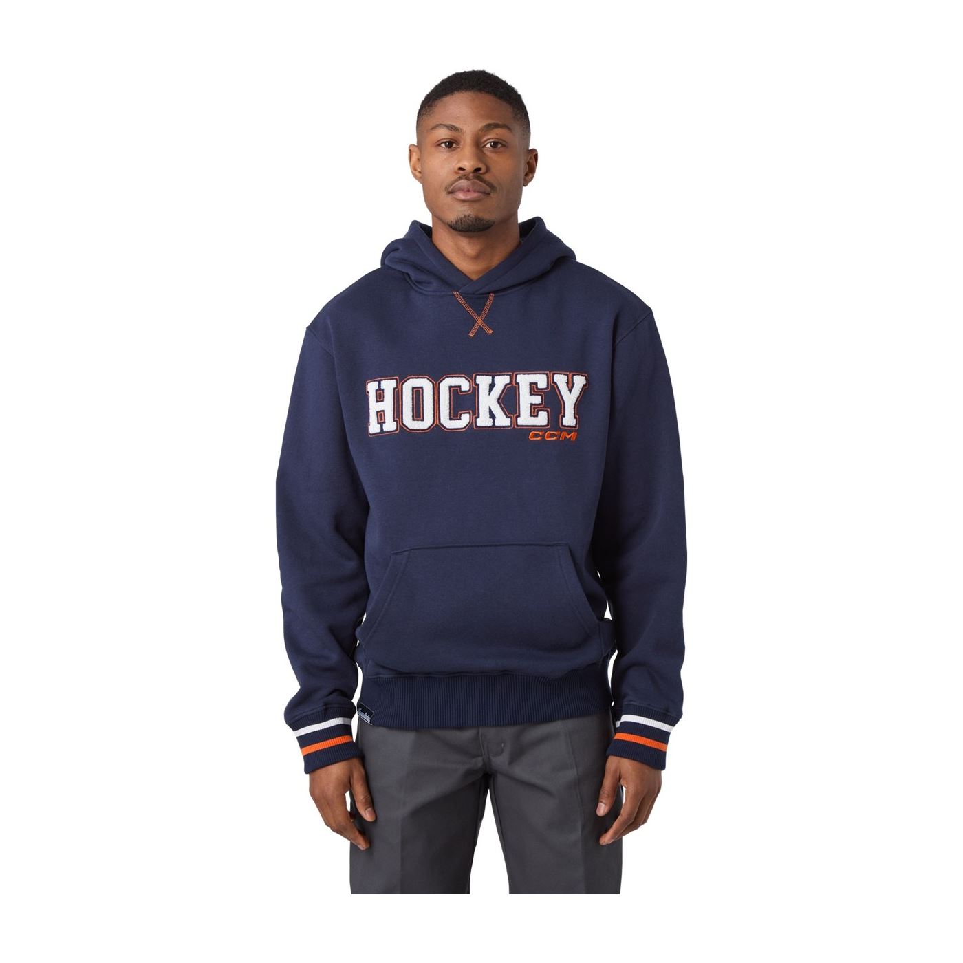 CCM Stripe Pullover Hoodie Adult