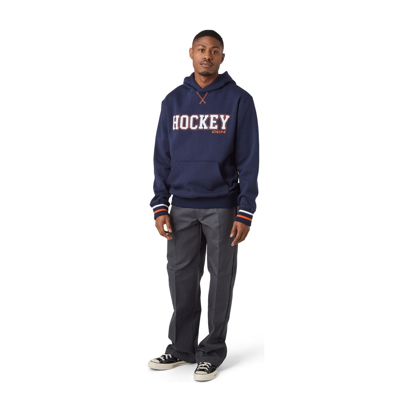 CCM Stripe Pullover Hoodie Adult