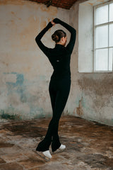 Chique Sports Phoenix On Ice Leggings in Black