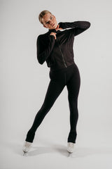 Chique Sports Phoenix On Ice Leggings in Black
