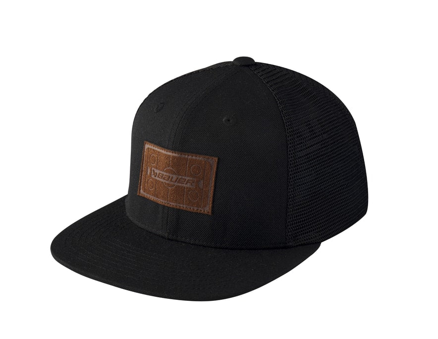 Bauer Leather Patch SnapBack senior