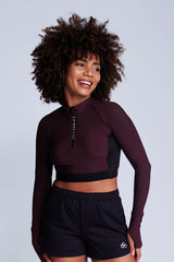 Chique Sports Ignite Long-Sleeved Crop Top