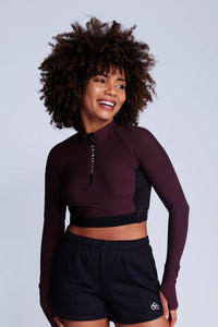 Chique Sports Ignite Long-Sleeved Crop Top