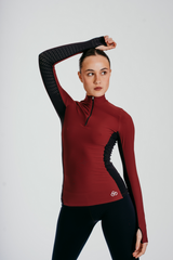 Chique Inspire Half-Zip Top