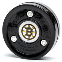 Green Biscuit NHL Team Puck