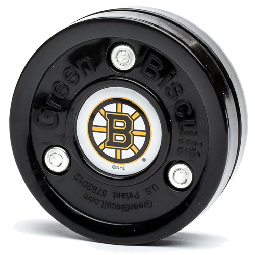 Green Biscuit NHL Team Puck