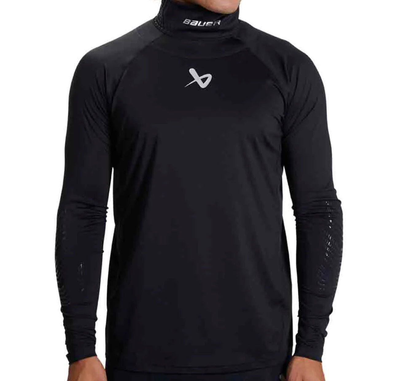Bauer Neckprotect Long Sleeve Top Junior