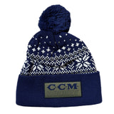 CCM Knit Pom Hat Snowflake Senior