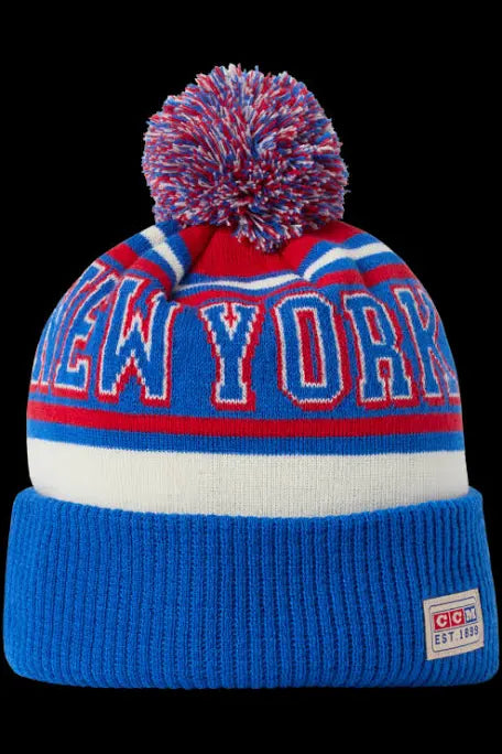 CCM Fleeced Knit Royal Pom