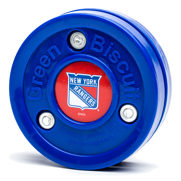 Green Biscuit NHL Team Puck