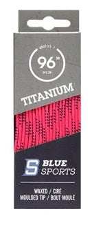 BlueSports Titanium Waxed Laces