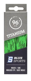 BlueSports Titanium Waxed Laces